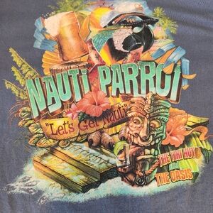😀  3 For $15 Nauti Parrot Graphic Long Sleeve T-Shirt